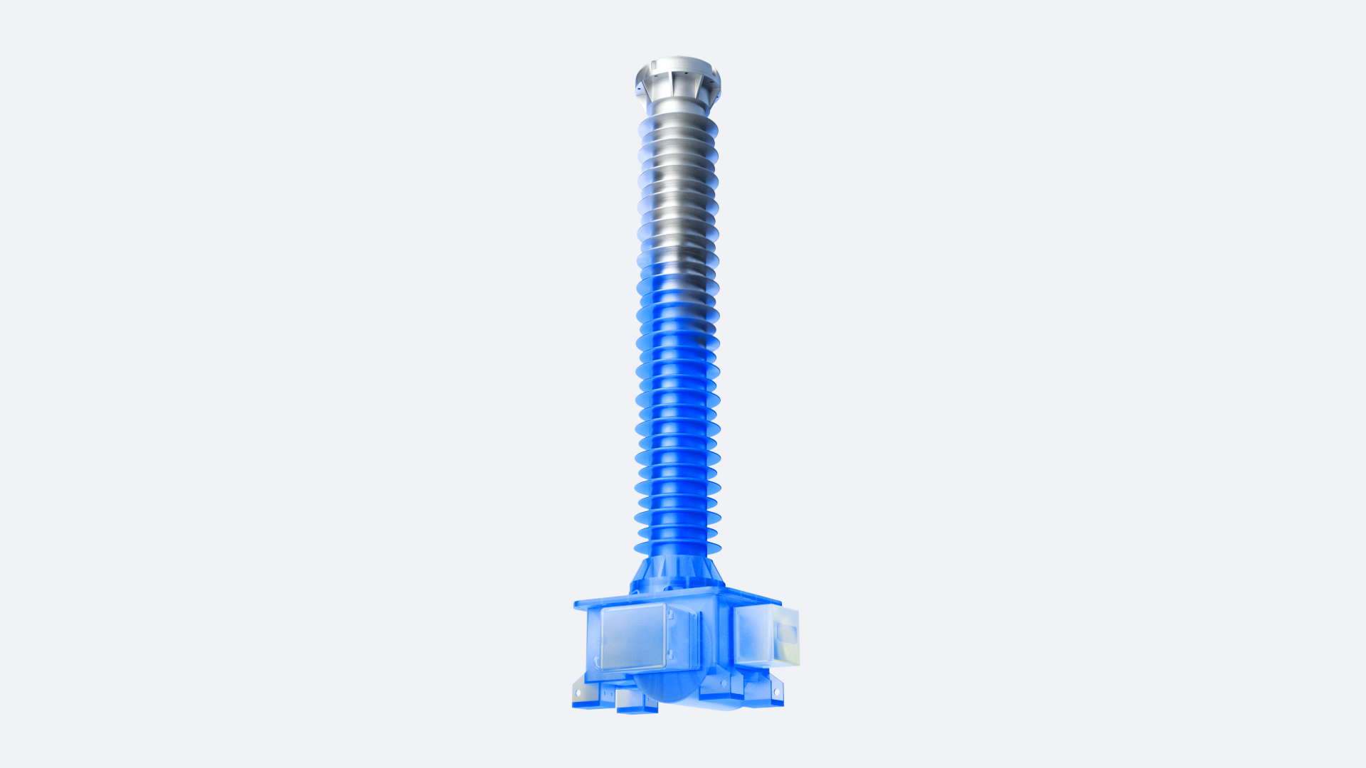 Metal ITEC product with blue energy